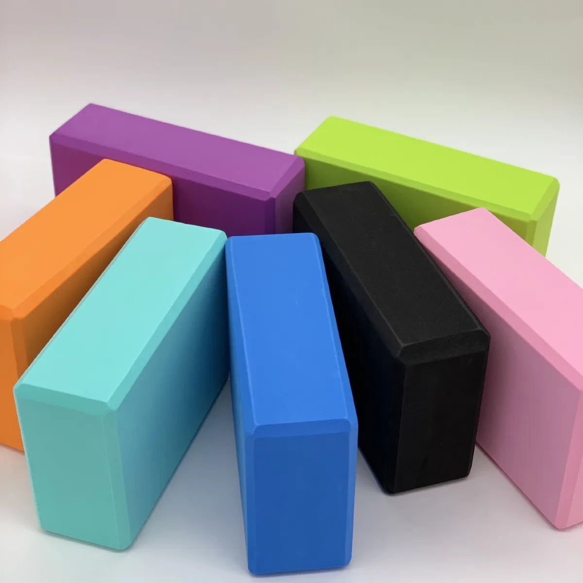 Blocs de Yoga haute densité 1 pièce, briques de Fitness d'entraînement en mousse EVA, blocs de gymnastique antidérapants à poignée extensible Pilates, gymnastique