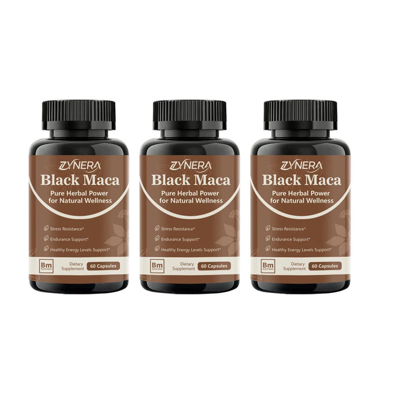 Puentes capsules de Maca noire, Booster de testostérone pour hommes, augmente la force, l'endurance, l'énergie, améliore l'immunité, supplément grand 18