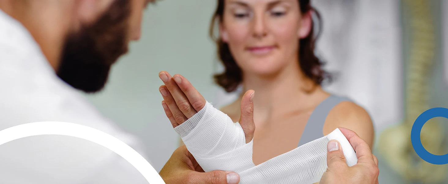 Rouleaux de bandage en gaze, bandages élastiques jetables, en coton respirant, pour soins des plaies, Kits de survie pour soins infirmiers, 1/3/5/6 rouleaux