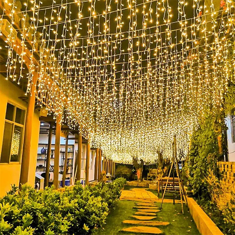 10m guirlandes lumineuses guirlandes led en plein air étanche festival de fête de mariage lanternes lumières féeriques lumières décoratives de jardinage