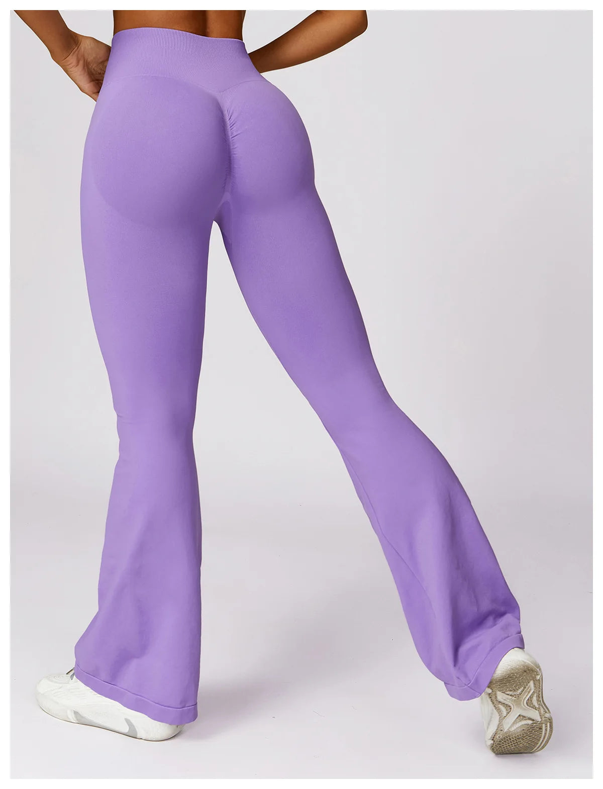 Leggings évasés sans couture pour femmes, pantalons évasés, pantalons de yoga, taille haute, pantalons à jambes larges, pantalons de sport évasés, vêtements de danse, entraînement de gym, fitness