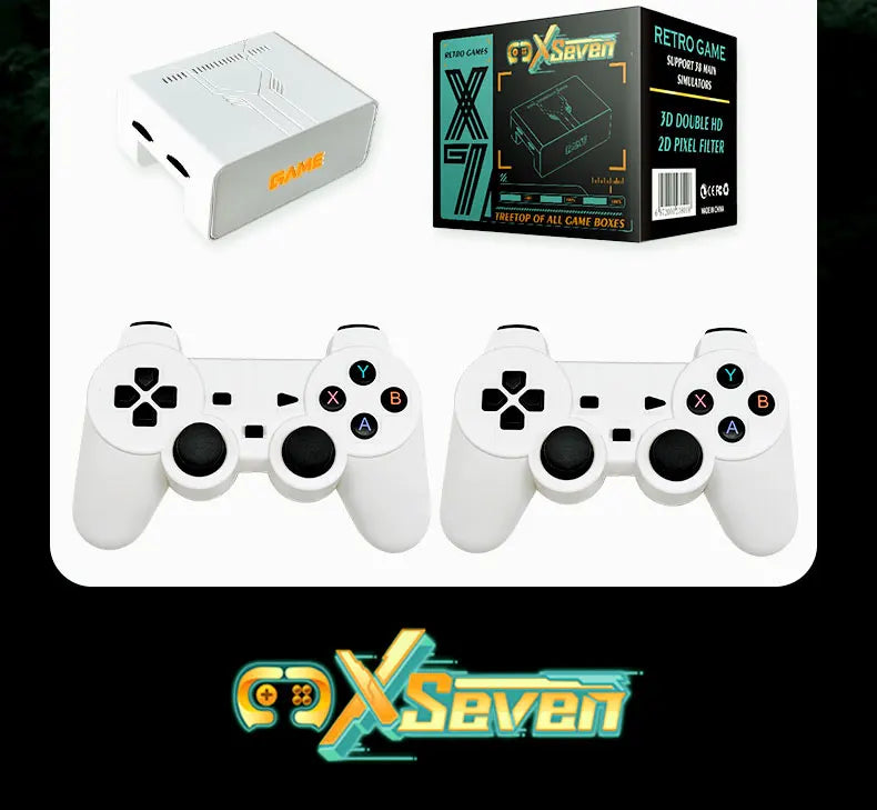 Coopreme Y7 Super TV Game Box HD sortie Joystick double contrôleur combat maison X7 Console de jeu PSP 10000 + de jeu