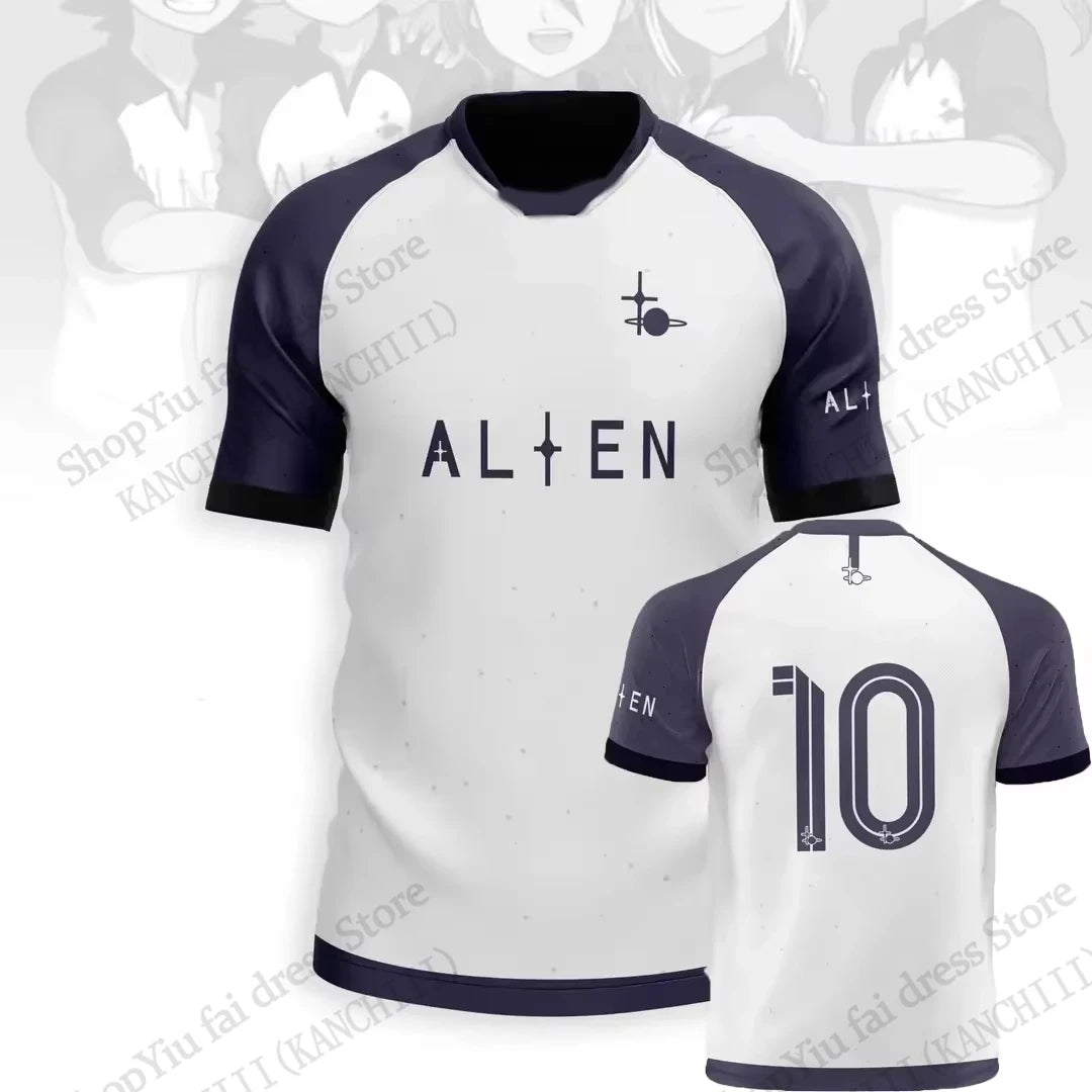 Maillot d'anime Inazuma onze Kaio Football impression 3D T-shirt hommes femmes mode à manches courtes sport T-shirt enfants hauts T-shirt Mark Evens