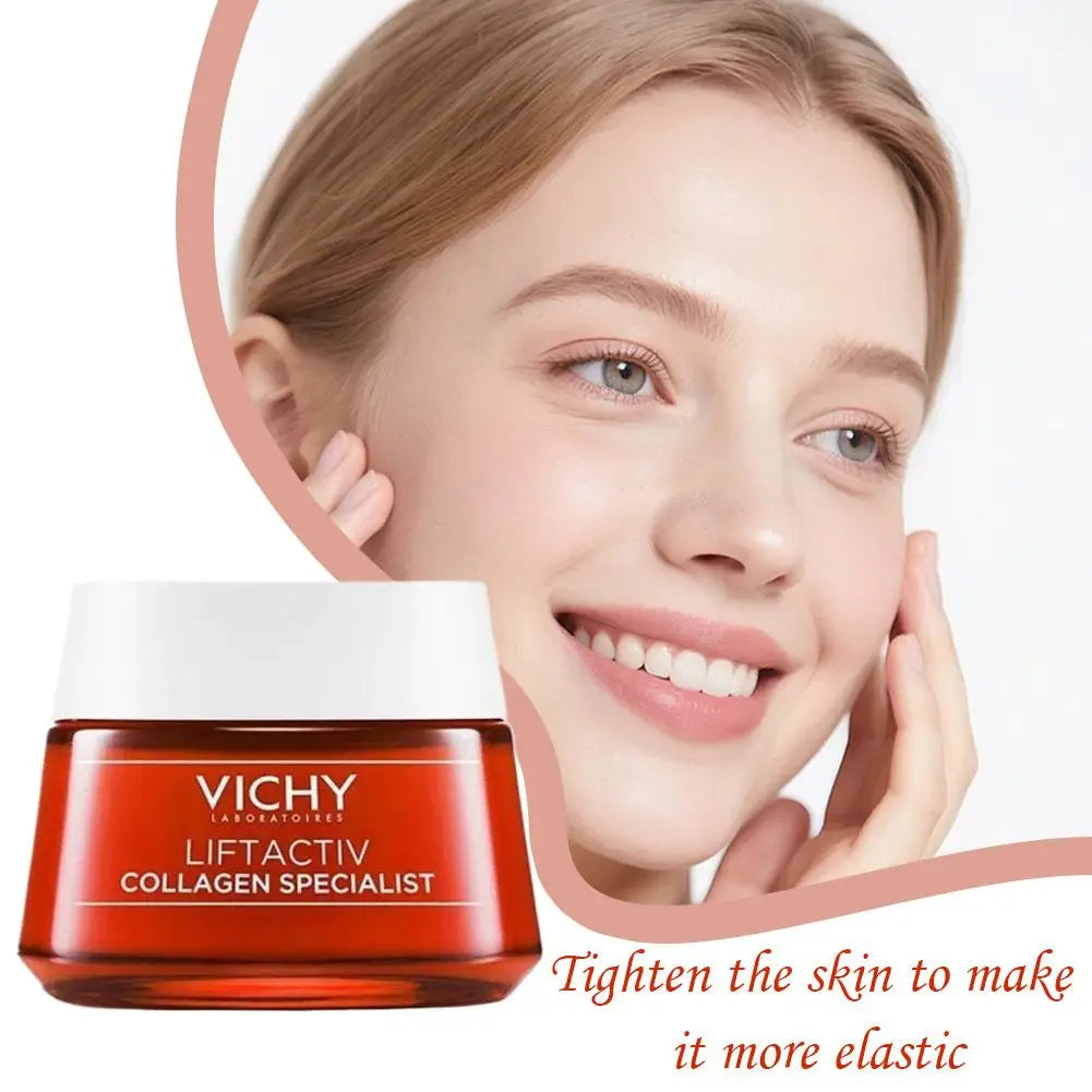 Vichy VC crème au collagène rajeunissante sérum hydratant longue durée à l'acide hyaluronique doux nourrissant apaisant soin de la peau
