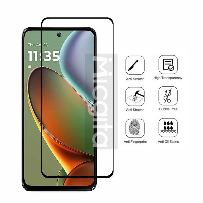 Vente Protecteur pour Motorola G15 Power g15 écran verre trempé 9H anti-rayures pour Moto G15power G15 film de lentille en fibre souple