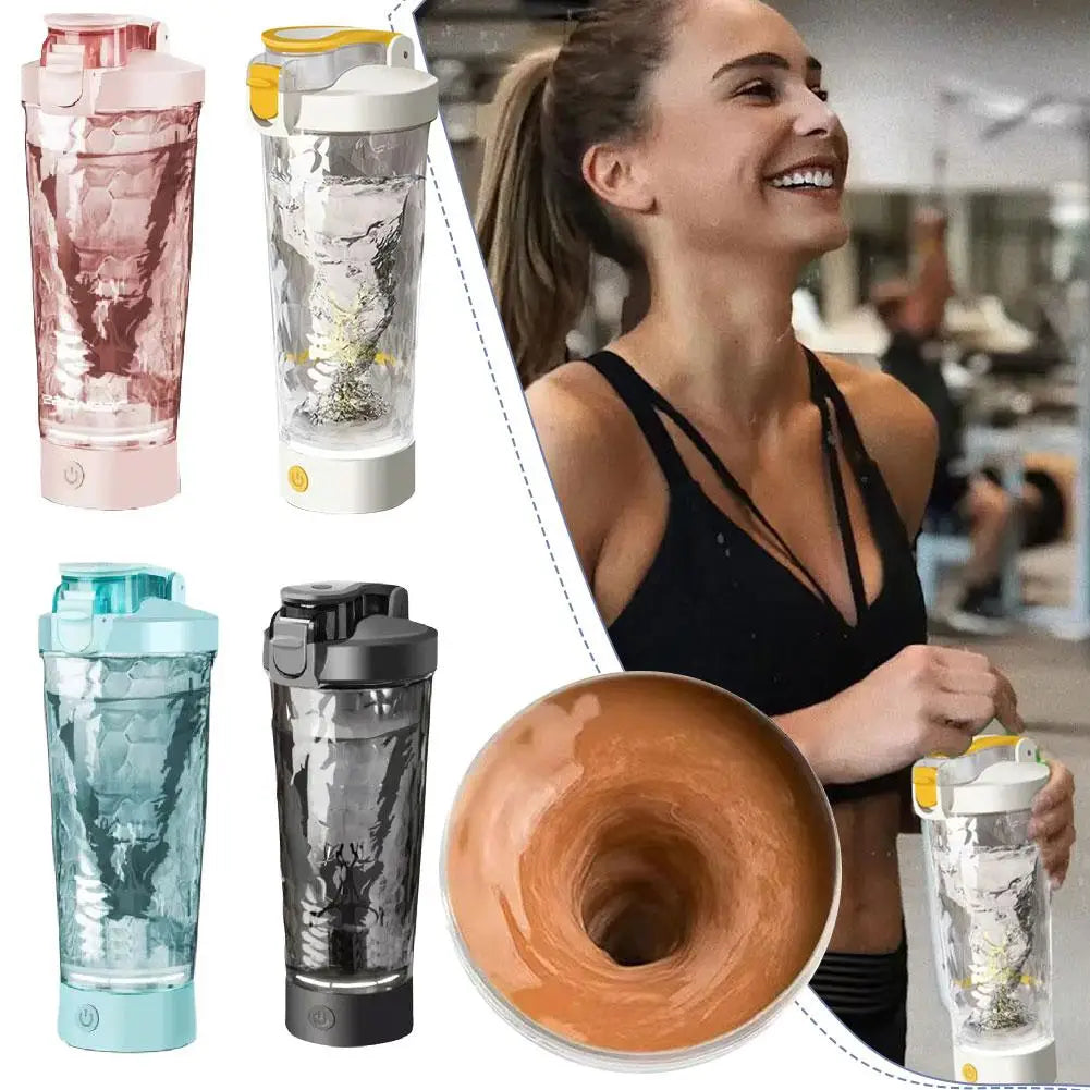 Tasse de mélange automatique avec chargeur USB, bouteille Shaker de protéines et de poudre, étanche, silencieuse, Portable, multifonction, tasse de café et de lait