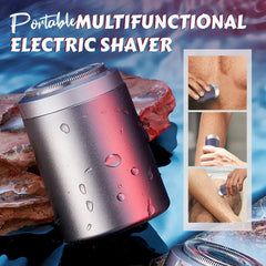 Rasoir électrique multifonctionnel Portable, Rechargeable, Mini rasoir de voyage pour hommes, tondeuse à cheveux longue Endurance, étanche IPX6, humide/sec