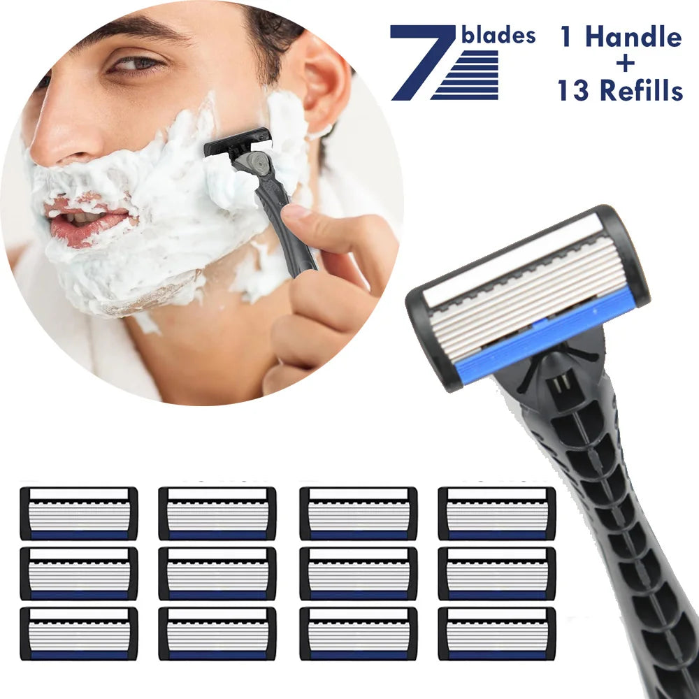 Rasoir ours rasoir pour hommes Intelligent humide sec barbe rasage tondeuse rasoir barbe dissolvant ABS tondeuse Rechargeable
