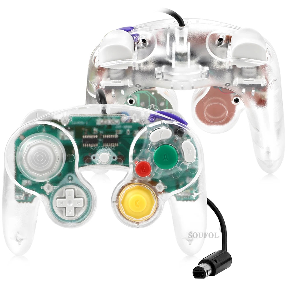 Joystick portatif filaire pour contrôleur NGC, pour nintendo pour manettes Gamecube, accessoires de jeu, livraison directe
