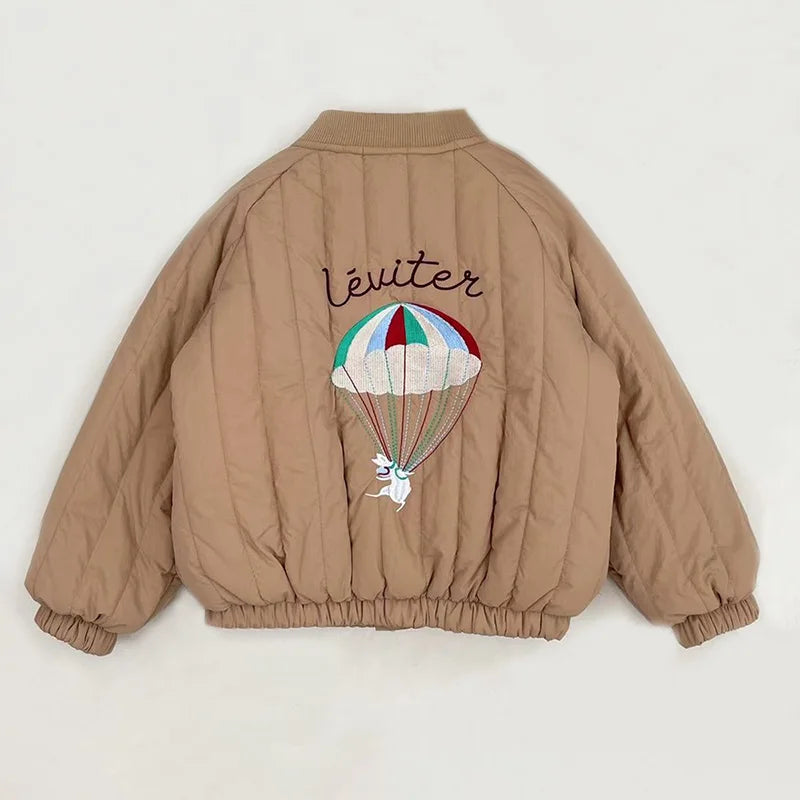 1-6Y enfants vêtements automne épaissi vers le bas coton fille veste bébé enfants manteau chaud enfant en bas âge vêtements d'extérieur pour enfants vêtements d'hiver