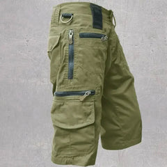 Pantalones cortos hombre short de Jogging pour hommes couleur unie multi-poches été décontracté short Cargo droit hommes Shorts