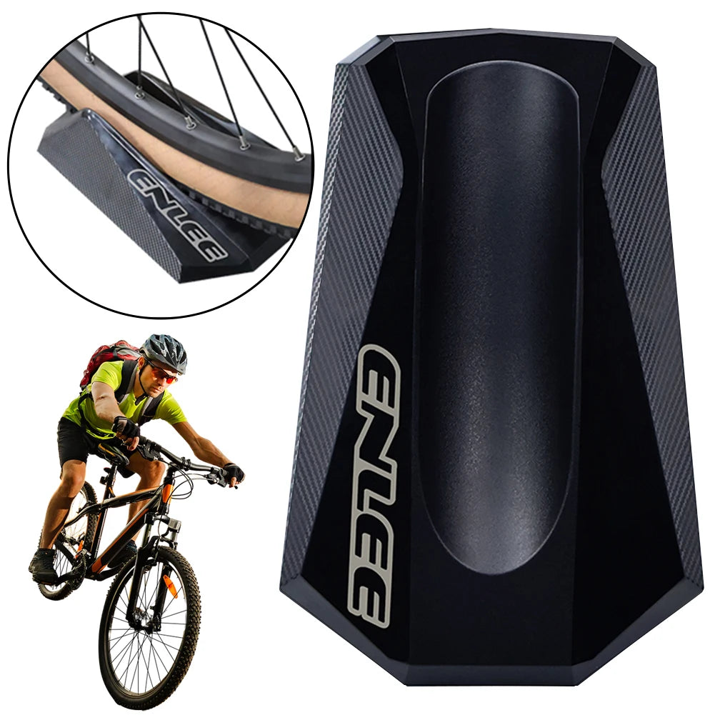 Bicycle front wheel riser for nighttime training, night bike stand, bike stabilizer, bike trainer