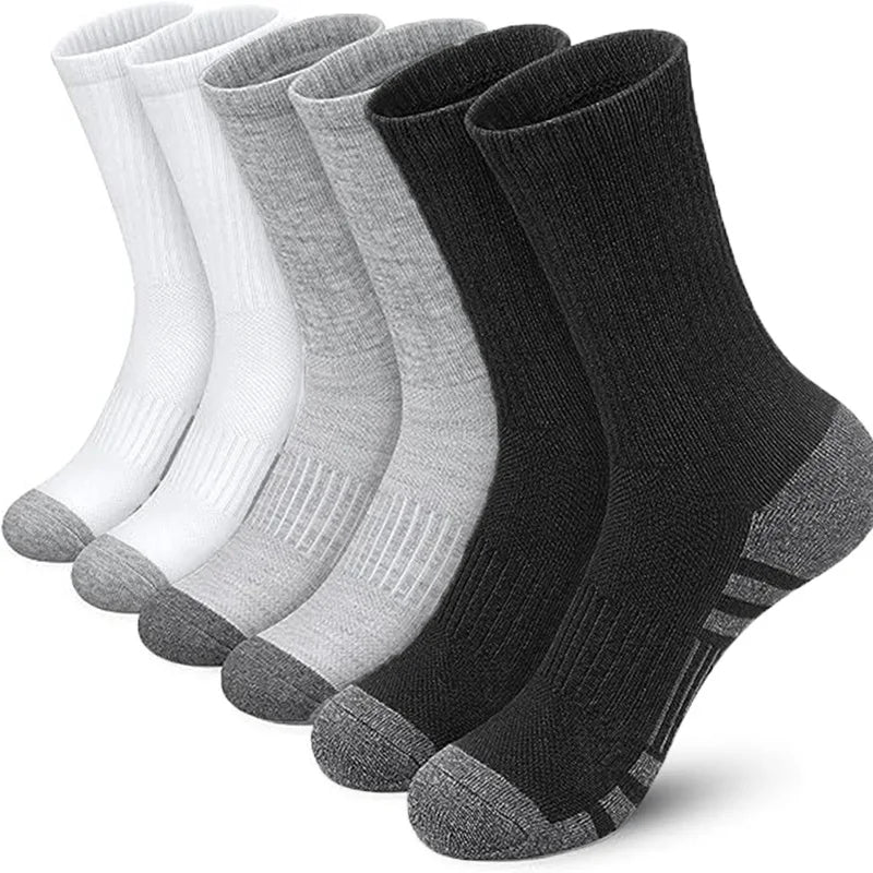 8 pièces chaussettes de sport amorti respirant chaussettes de course haute performance et durables chaussettes de sport de plein air pour hommes et femmes