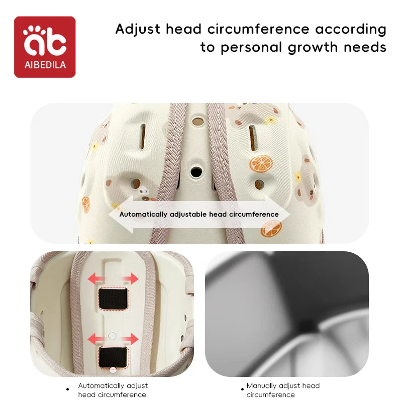 Chapeau de casque pour bébé, léger, Anti-Collision, Anti-chute, protection de marche rampante, chapeaux de protection de tête réglables pour nourrissons et enfants