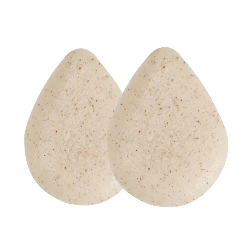 Brainbow Konjac Sponge for facial washing, oval facial cleansing, expectorant, puffiness, books