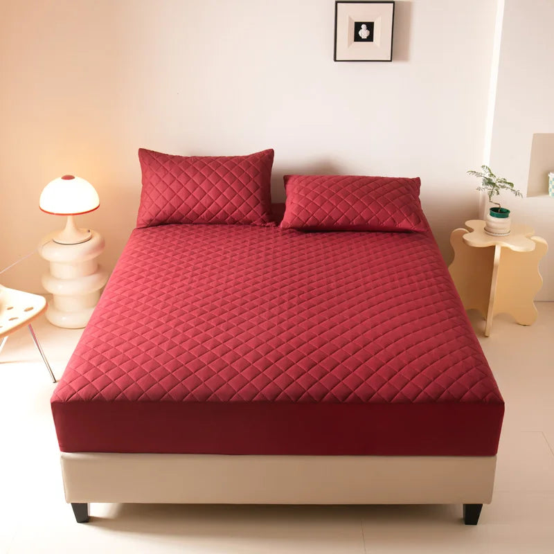 Housse de matelas imperméable, Anti-acariens, douce, confortable, respirante, drap-housse non inclus, taie d'oreiller