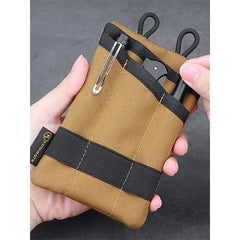 Sac tactique EDC sac portefeuille mini sac de taille clé de carte avec sac de taille camping, randonnée, chasse, pêche, porte-monnaie en plein air