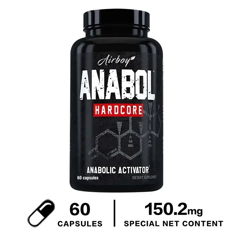 Supplément Anabol Hardcore - Suppléments de renforcement musculaire anabolique qui favorisent la synthèse musculaire et augmente la force