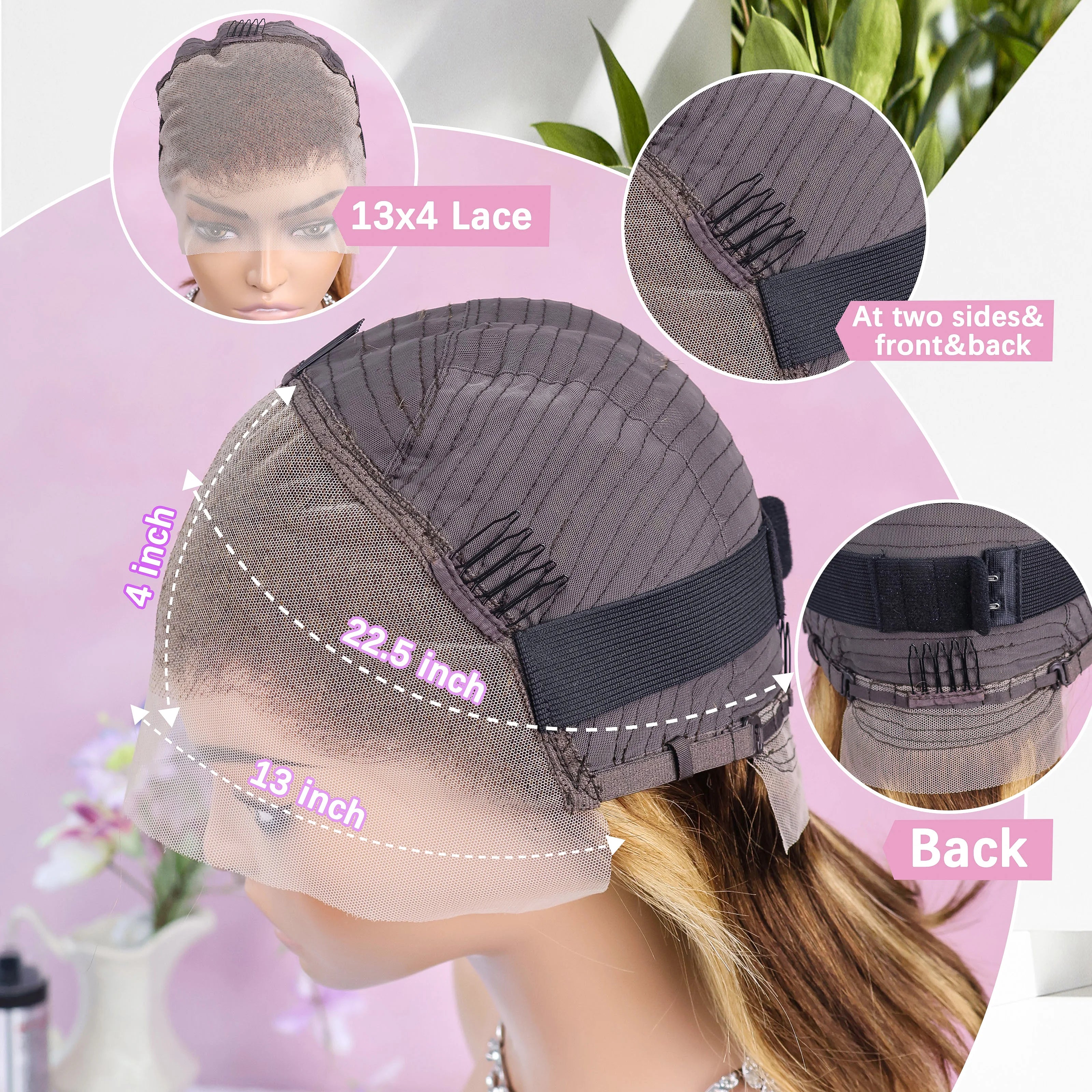 100% perruques de cheveux humains 13x4 dentelle cheveux humains dentelle frontale perruque prêt à porter Bob perruques 220 densité pour les femmes noires 4/27 couleur or