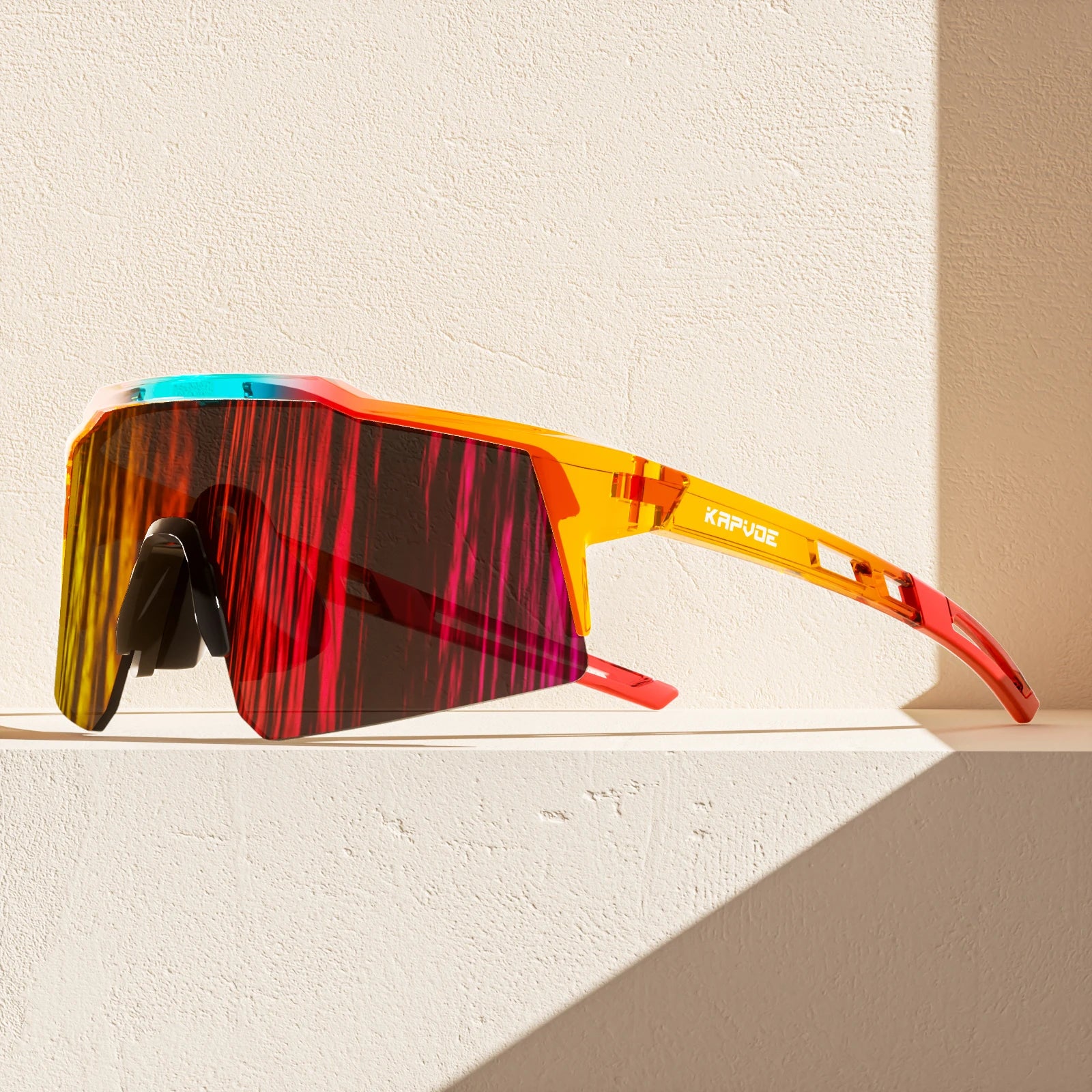 Kapvoe-Lunettes de soleil photochromiques pour enfants, lunettes de vélo de sport, lunettes de vélo d'extérieur pour garçons et filles, lunettes pour adolescents, UV400