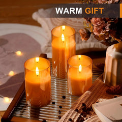 Bougies sans flamme 3D wick bougie LED électrique à piles avec télécommande pour fête hôtel mariage décoration d'anniversaire