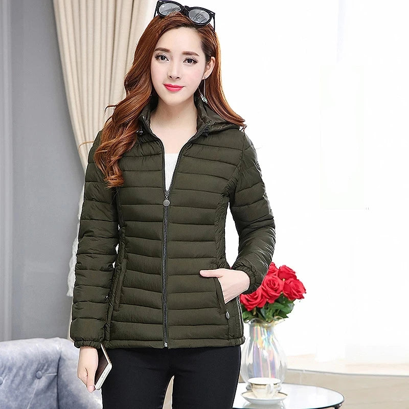2025 nouvelle veste d'hiver de haute qualité pardessus stand-callor manteau femmes mode vestes hiver chaud femme vêtements décontracté Parkas