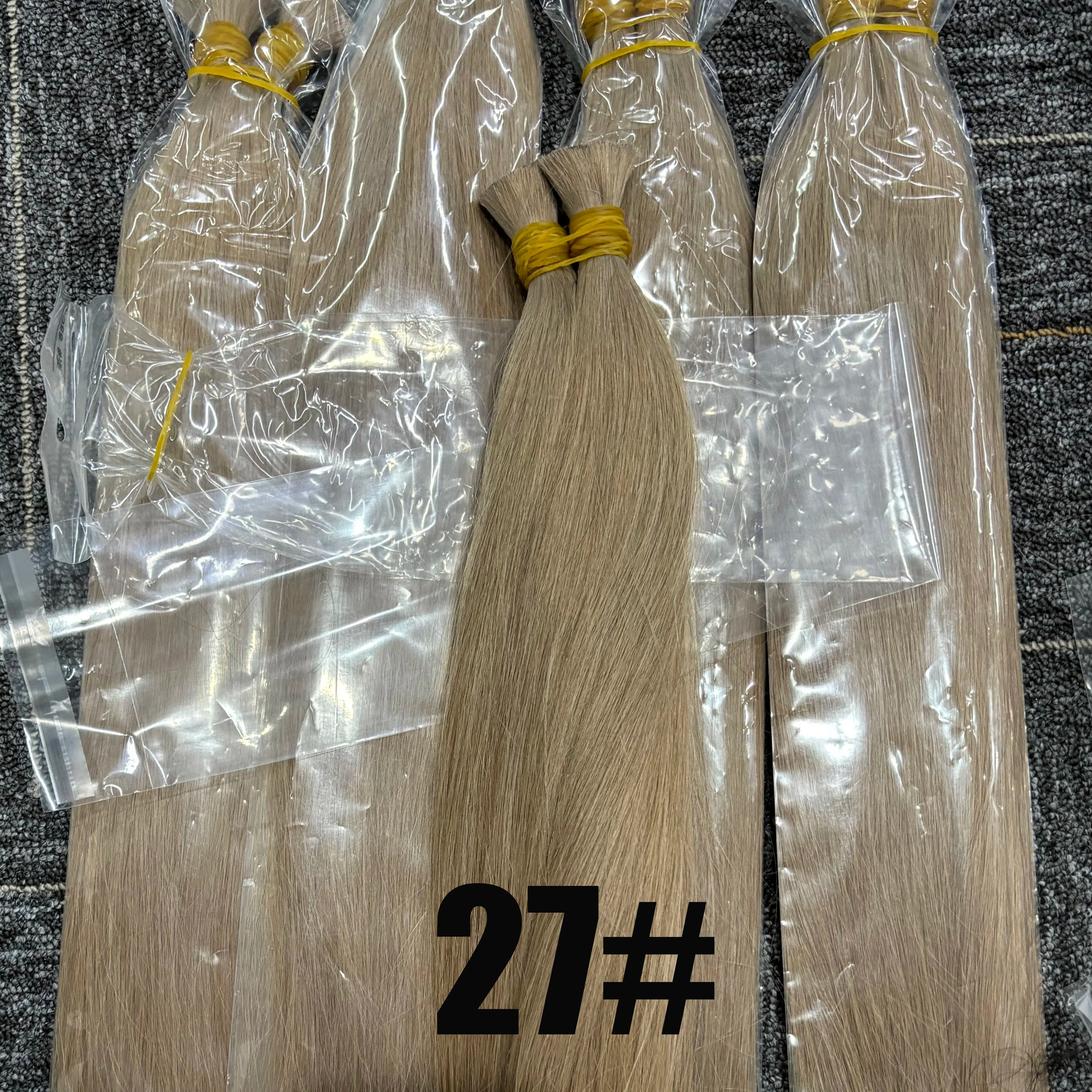 Cabelo Humano Original naturel approprié mourant toutes les couleurs cru vietnamien vierge 100% Extensions de cheveux humains