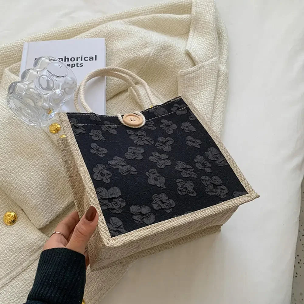 2025 sacs en lin sac à main pour femmes Shopper sac fourre-tout sac de créateur de mode pratique grande capacité pour voyage sac d'épicerie