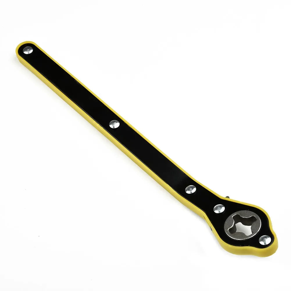 Clé à cliquet pour cric de voiture, ciseaux de voiture permettant d'économiser du travail, clé à cliquet pour pneu, clé à cosse de roue, outil de réparation manuel en acier à haute teneur en carbone