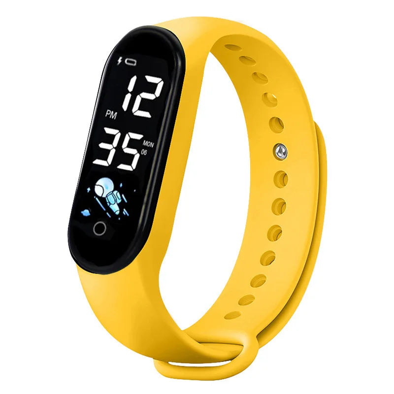 Kawaii montre intelligente pour enfants mode en plein air étanche sport enfants montres garçon filles montres numériques Silicone montre enfant