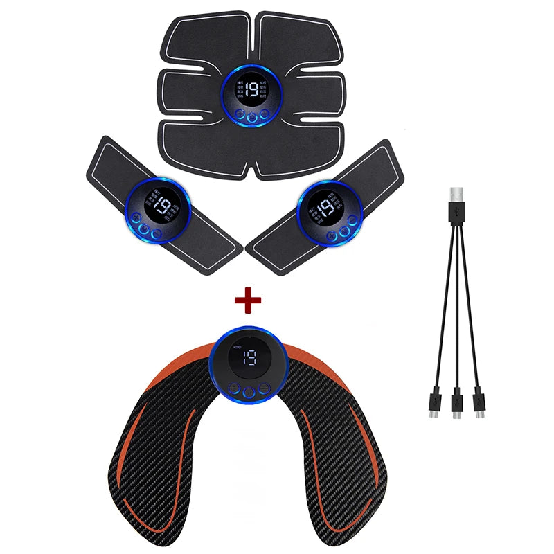 Thérapie de massage électrique EMS, stimulateur musculaire aste par USB, instituts photo, méridien numérique, masseur complet du corps, fitness