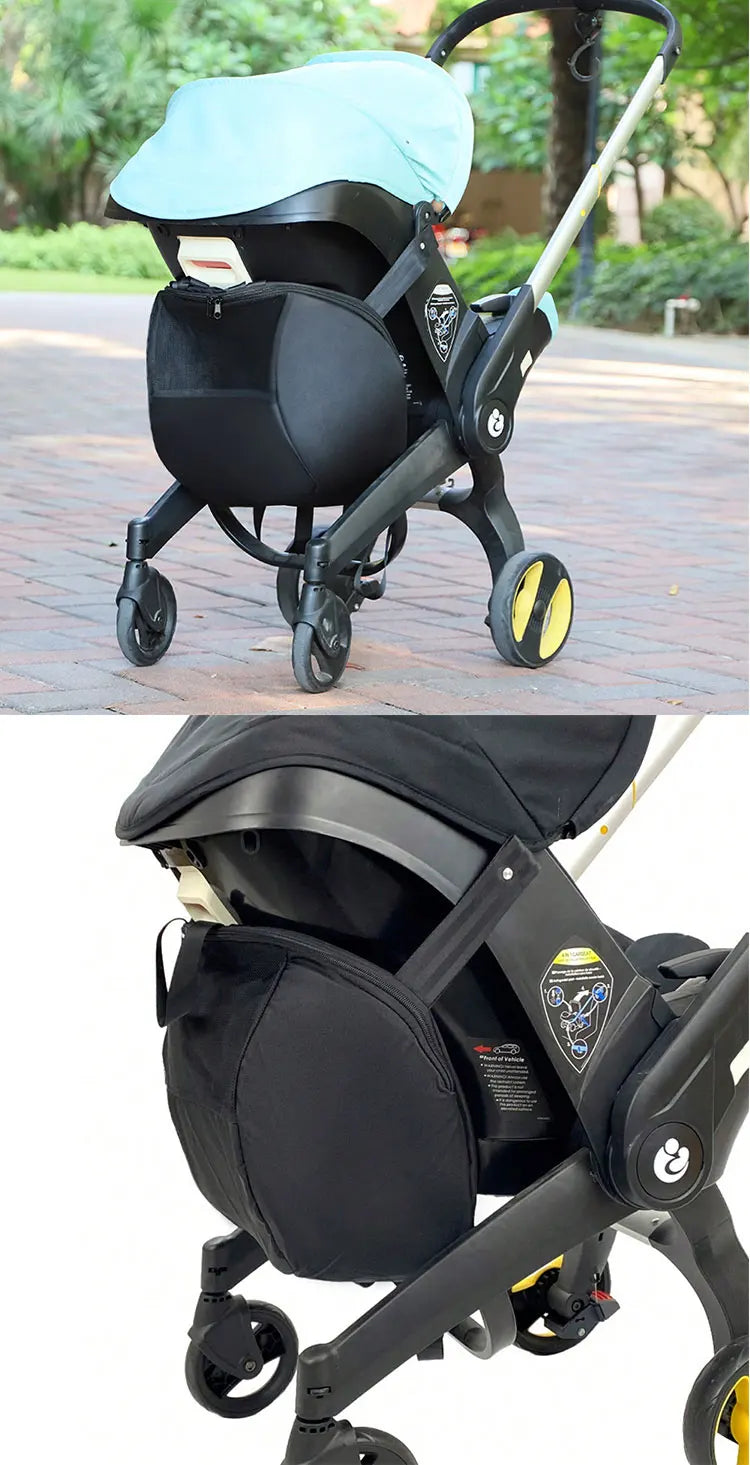 Sac de rangement pour siège de voiture de bébé, sac de courses compatible pour poussette Doona & FooFoo, sac à dos de voyage à bandoulière, accessoires de poussette pour bébé