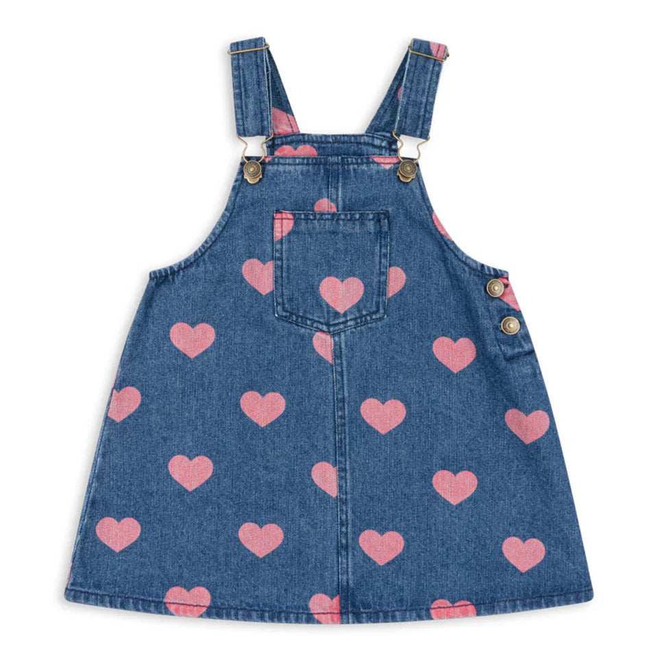 Robe imprimée mignonne pour filles, ensemble de vêtements pour tout-petits, veste à bretelles en jean, robes à enfiler en denim pour enfants, pantalons en jean combiné, marque KS, 2024