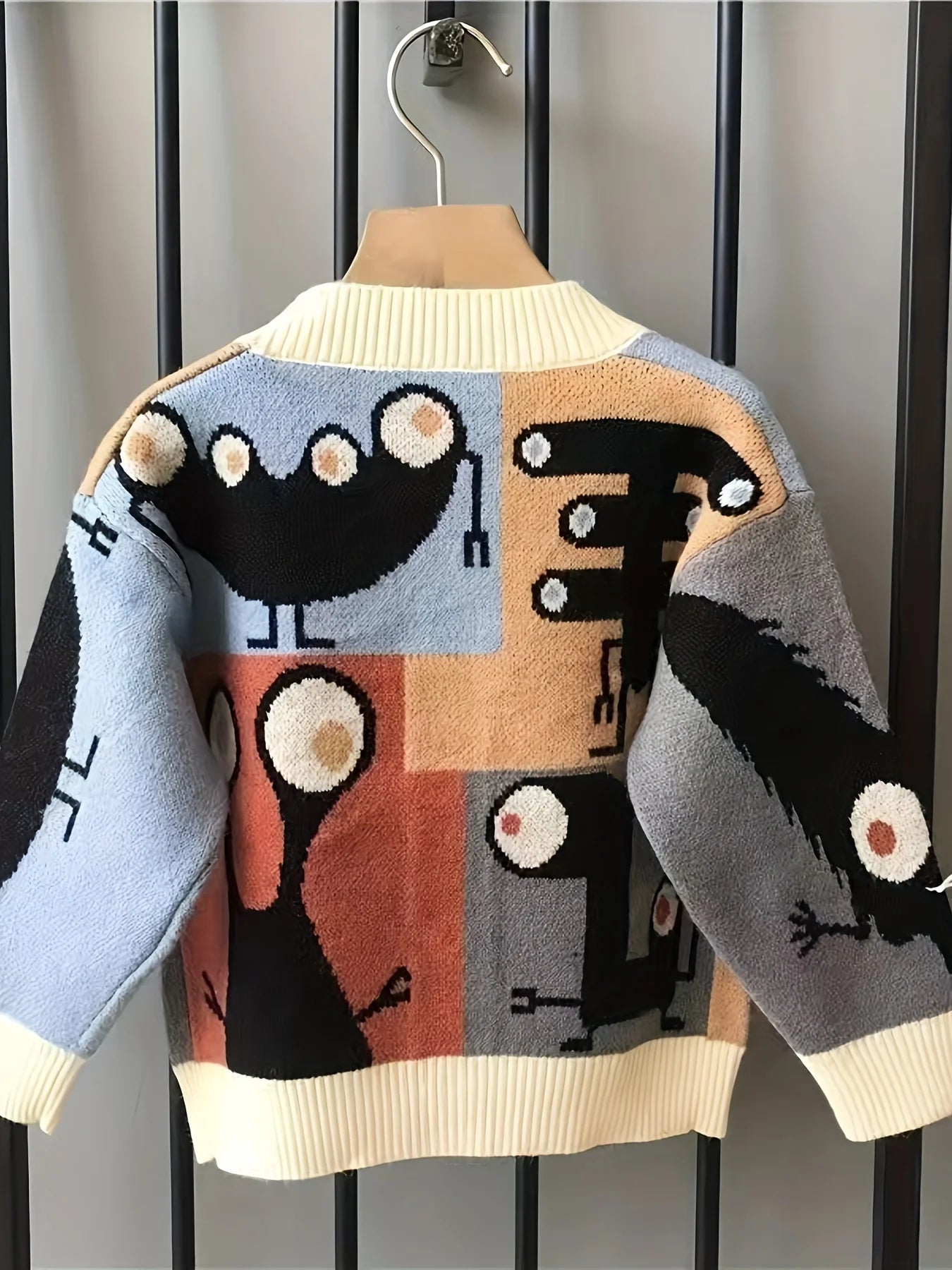 Vêtements pour enfants vestes pour garçons automne et hiver nouveaux chandails tricotés hauts de bande dessinée Cardigans vestes pour enfants de Style coréen