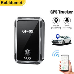 GF09 Mini traceur GPS localisateur de voiture suivi en temps réel localisation enregistrement vocal dispositif de positionnement Anti-perte pour enfant chien de compagnie