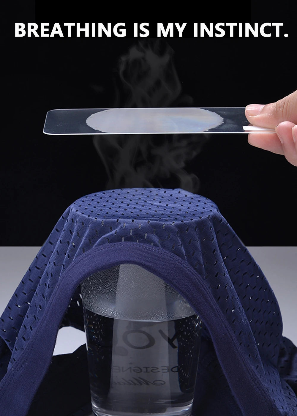 Men's underwear, men's thin and breathable triangle briefs, ice silk briefs, mesh, sexy square angle pants for men's shorts