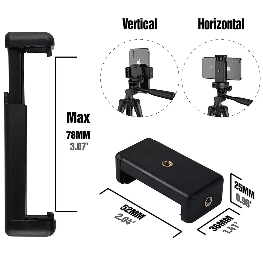 Trépied de Smartphone trépied de téléphone Portable pour trépied de téléphone pour Trépied Mobile pour téléphone Portable support de support Portable Photo Selfie