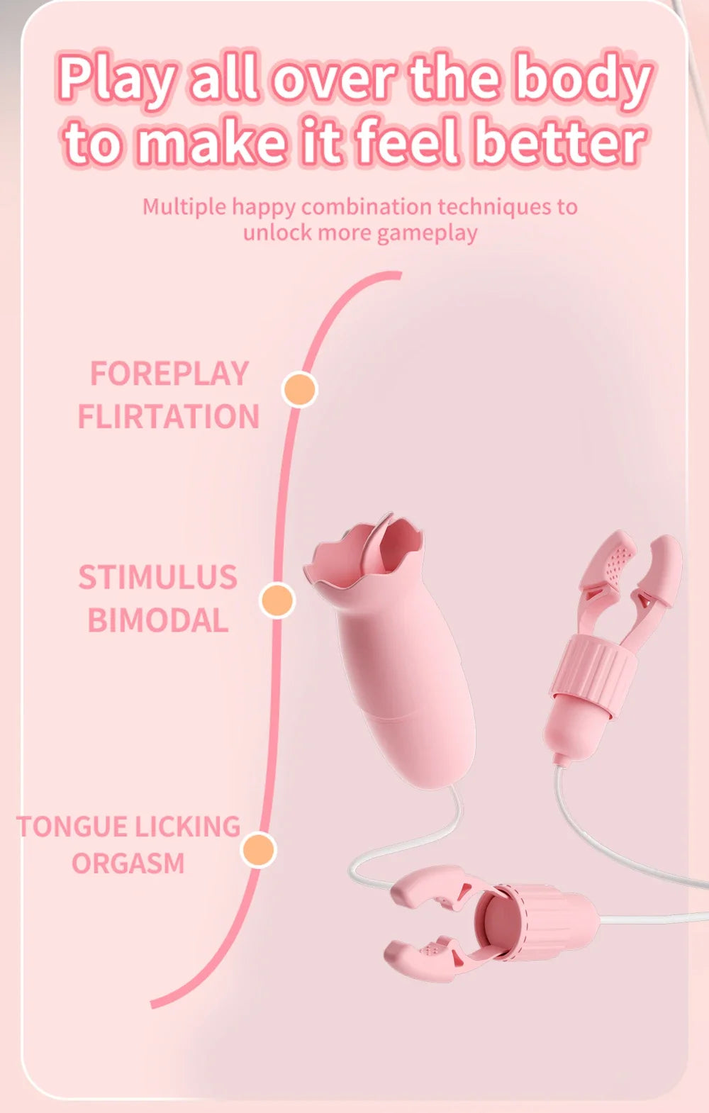Stimulateur de mamelon sensible avec vibration – Appareil de plaisir à double action pour le bien-être et le massage intimes des femmes