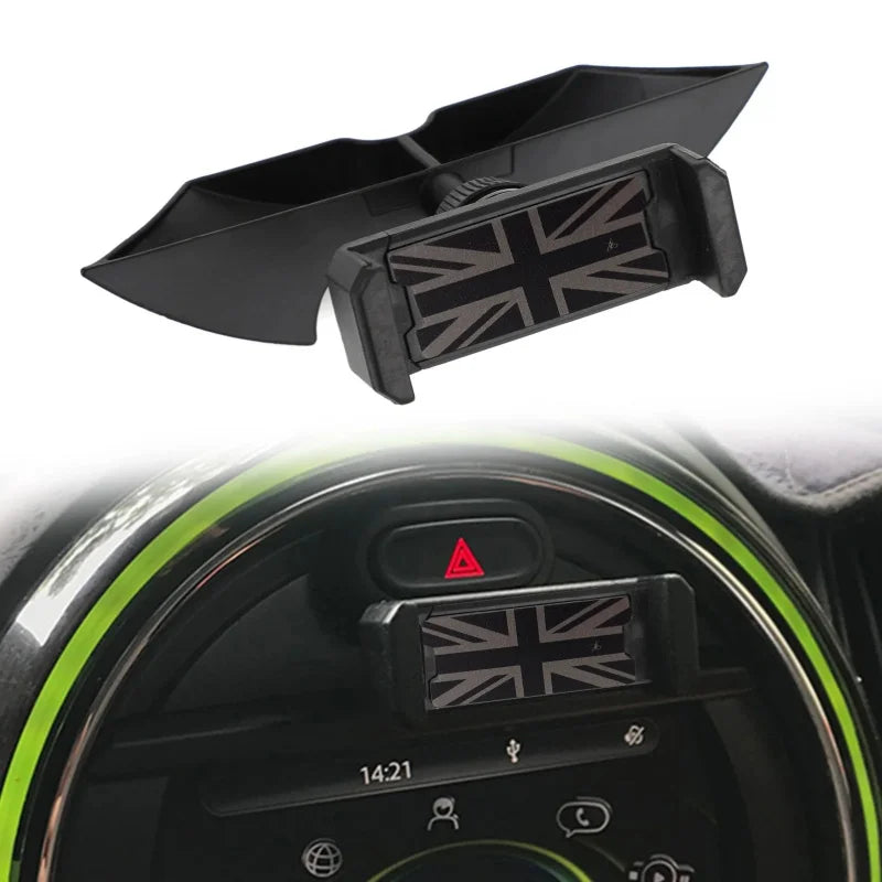 Artudatech pour MINI Cooper accessoires F54 F55 F56 F57 F60 noir support de téléphone de voiture tableau de bord fente montage Auto intérieur f56 pièces