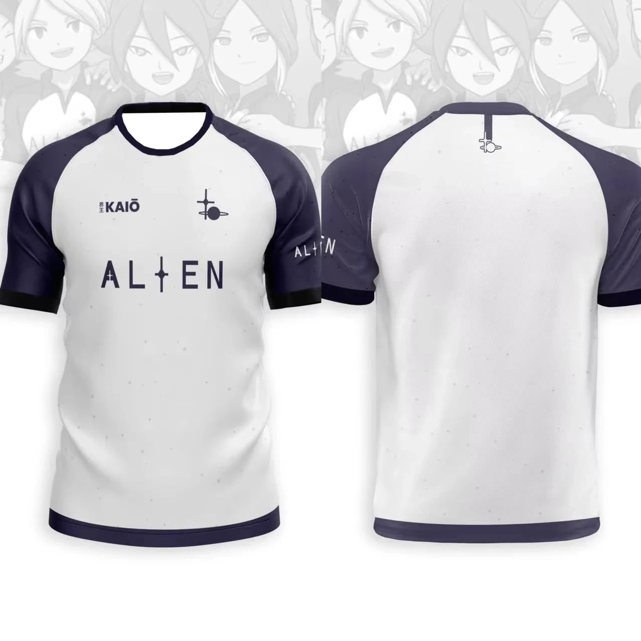 Jersey Anime Football Inama onze Joint impression 3D T-shirt hommes femmes mode surdimensionné à manches courtes hauts t-shirts vêtements de moto