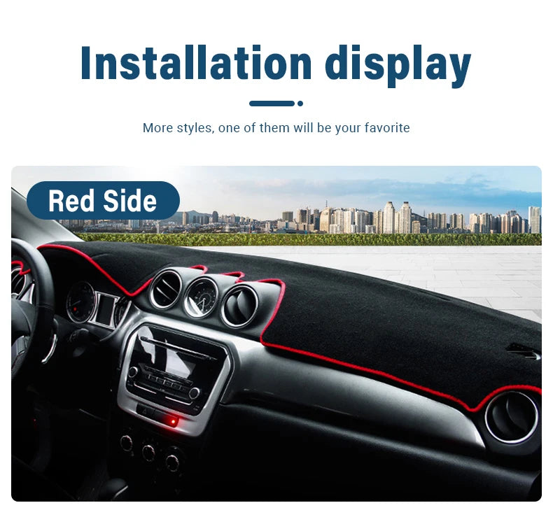 Pare-soleil pour tableau de bord de voiture, accessoires antidérapants, pour Suzuki Vitara LY 2015 2016 2017 2018 2019 2020 2021 2022 2023 2024
