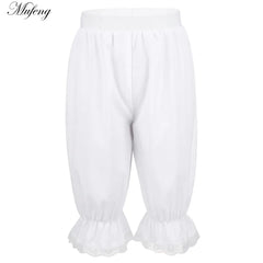 Filles Bloomers pantalons Shorts victorien à volants citrouille Baggy pantalon Homewear danse Costume Renaissance gitane pantalon culotte