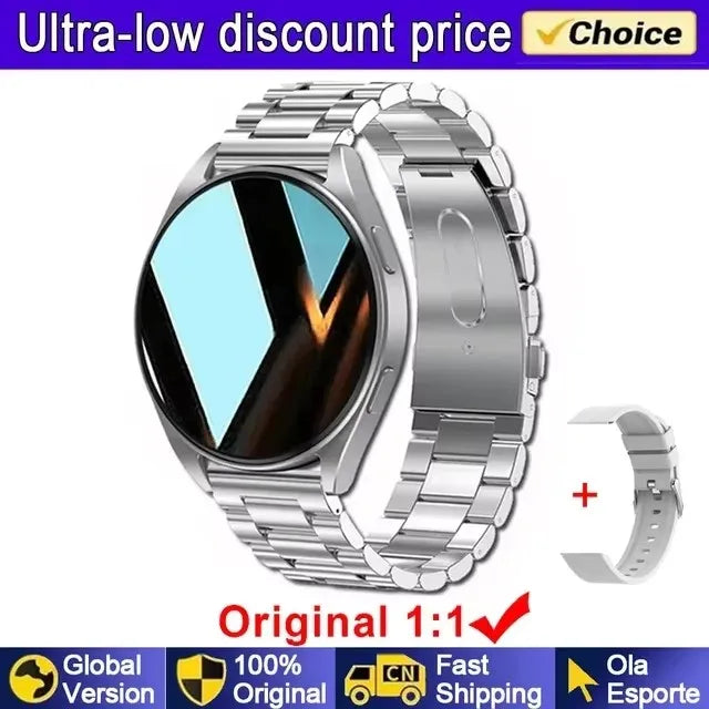 Smartwatch femmes montre 6 surveillance de la santé montre étanche Assistant vocal Bluetooth appel montre intelligente 2025 nouveau