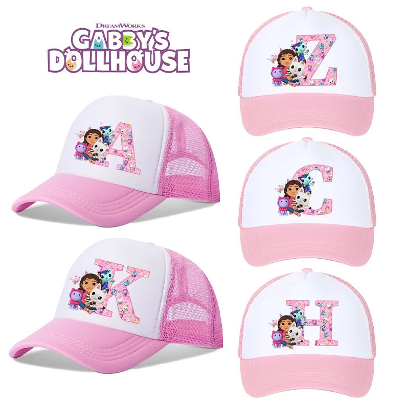 Gabby Dollhouses enfants casquettes de Baseball dessin animé Anime chapeau décontracté Sports de plein air chapeau de soleil réglable casquette à visière fille mignon cadeau d'anniversaire