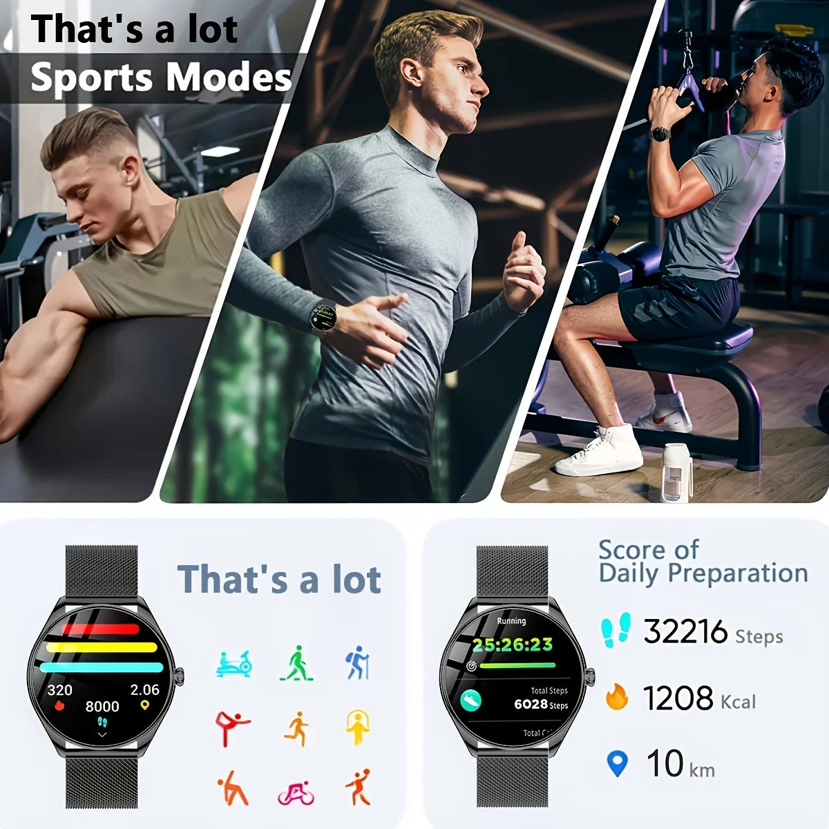 Montre connectée Utral mince pour femmes, écran AMOLED HD de 1.43 pouces, appel Bluetooth, traceur multi-sport, lecteur de musique, chargement USB, nouveauté 2025