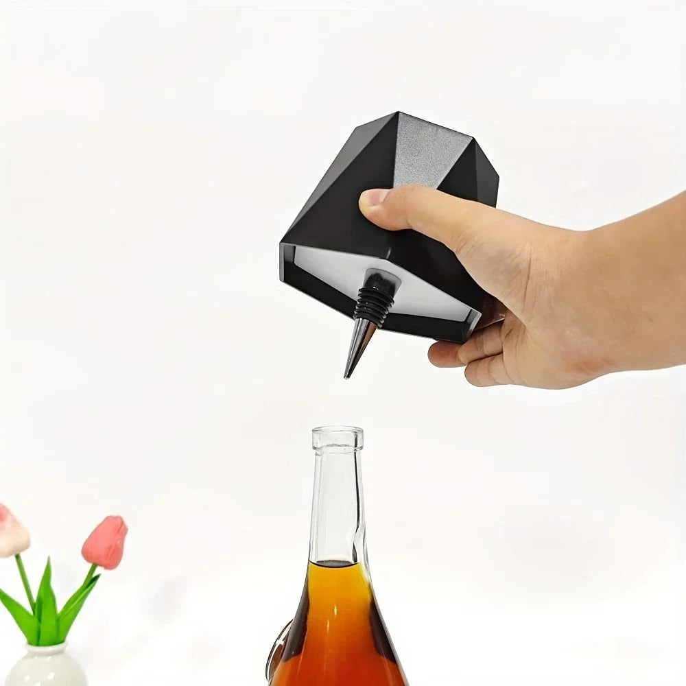 Wireless bottle-shaped table lamp, touch control, 3 colours, stepless dimming, night light suitable for bars.