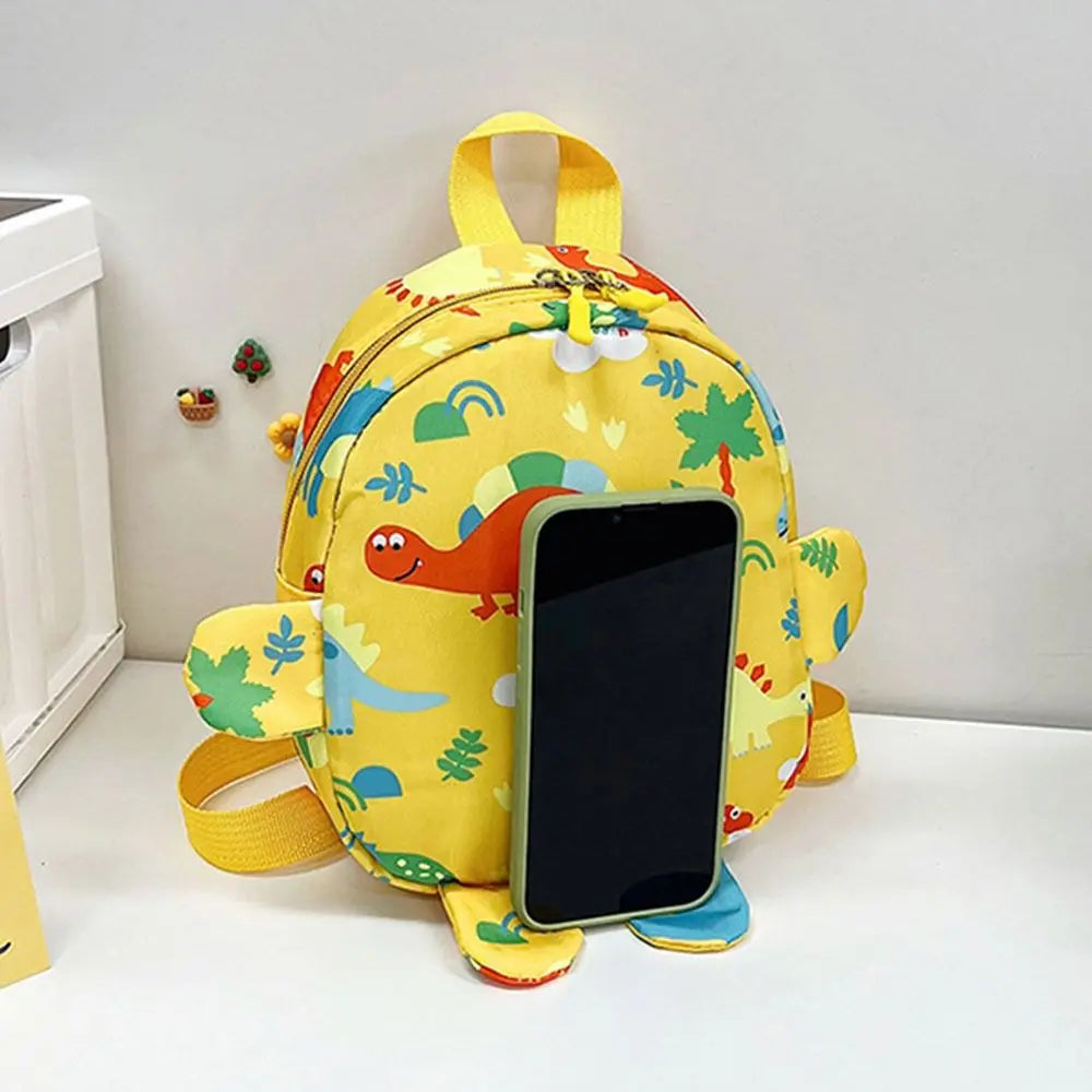Sac à dos en nylon de dinosaure de dessin animé animal de maternelle, cartable pour enfants, petits sacs Kawaii d'école pour garçons et filles
