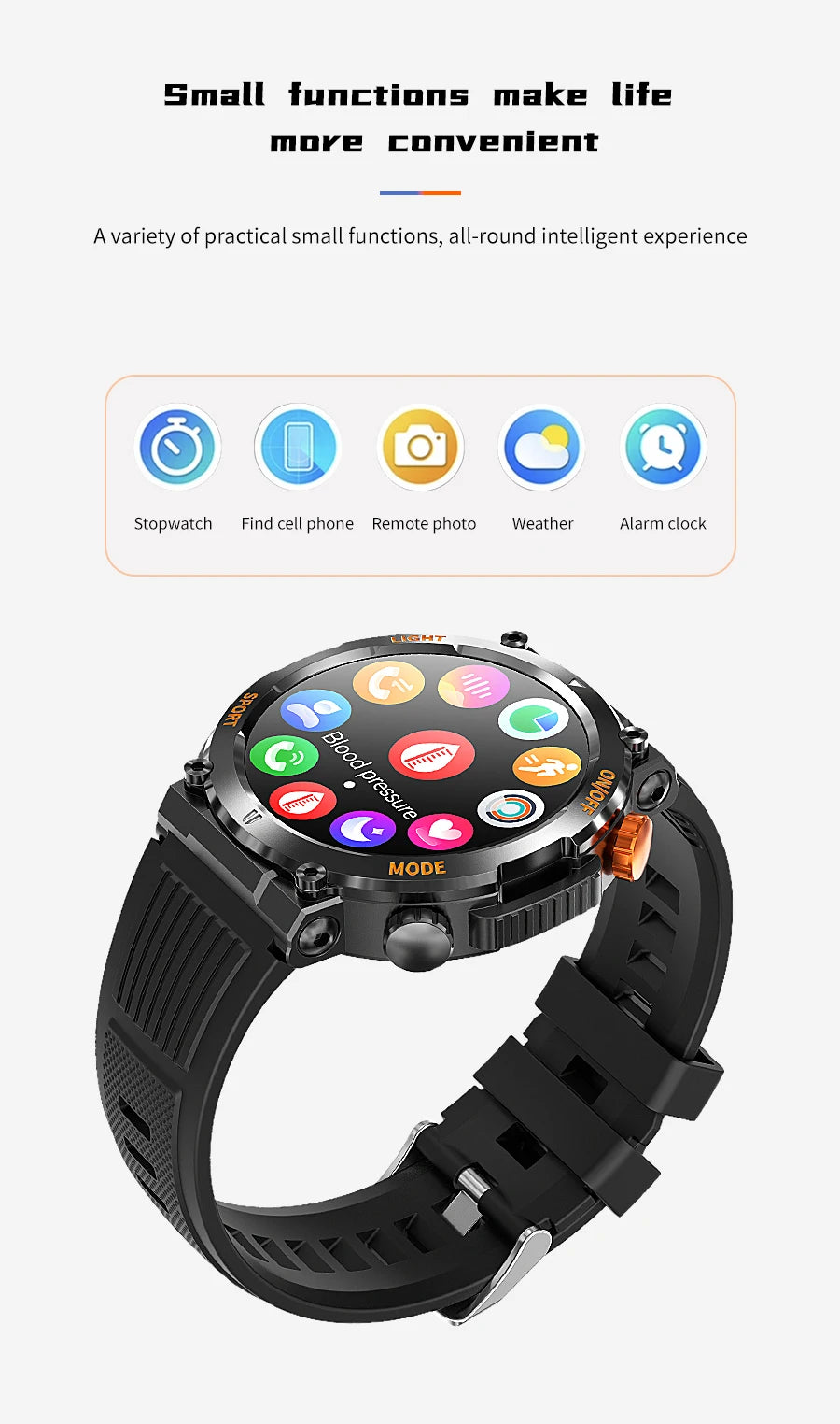 Montre connectée de sport pour hommes, écran tactile HD 2023x360, étanche, surveillance de la santé, appel Bluetooth, nouvelle collection 360