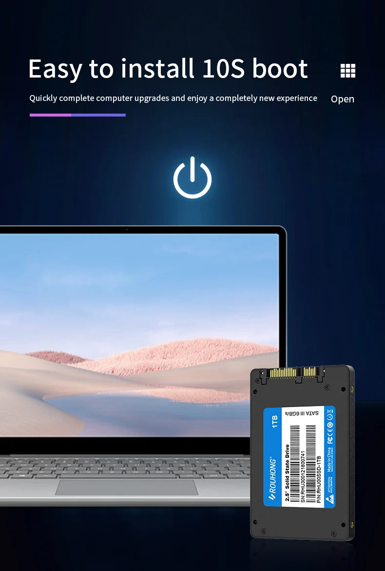 SSD 2.5 64GB 128GB 256GB 512GB 1TB pour ordinateur portable disque SSD de bureau Sata3 120GB 240GB 480GB 960GB 2T