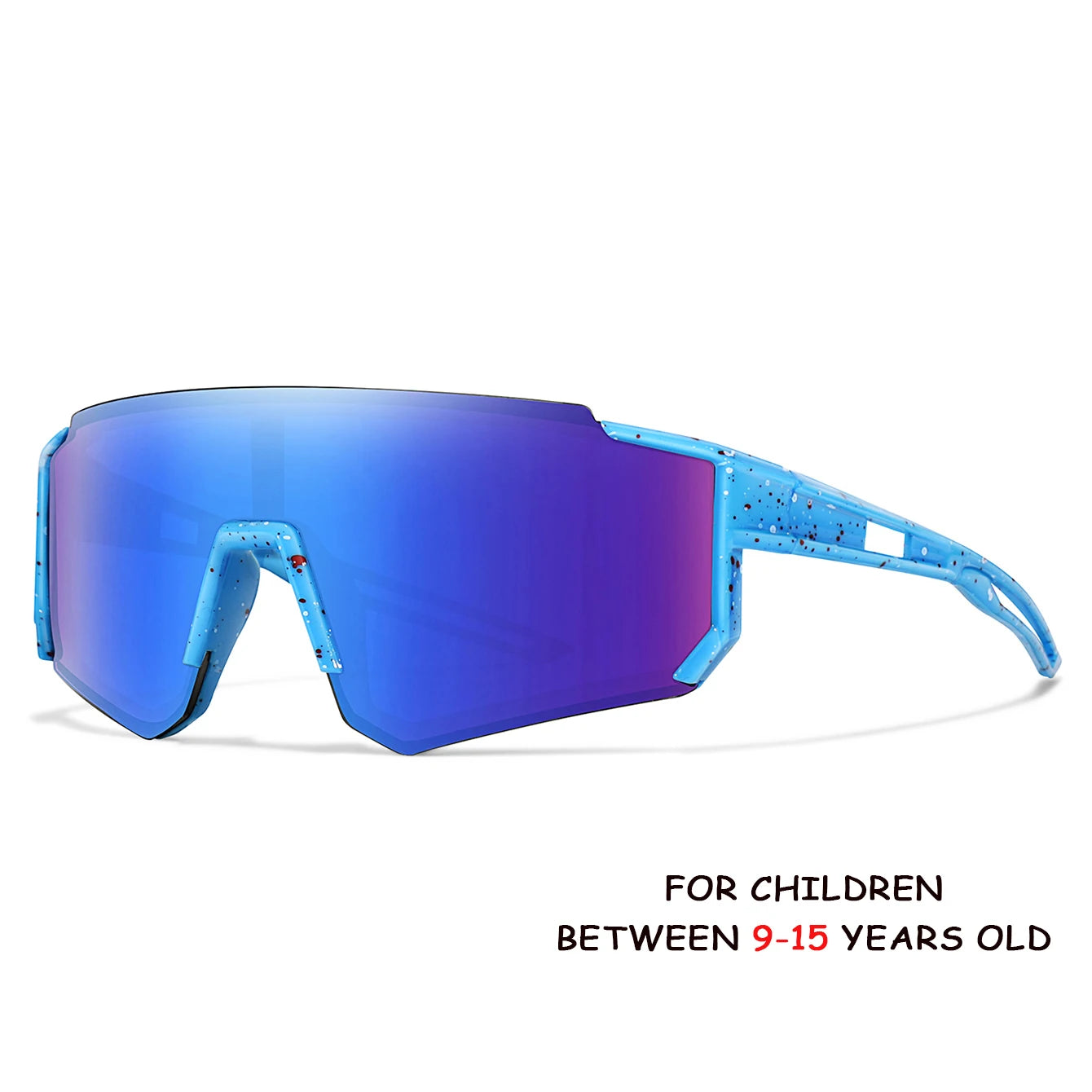 Âge 9-15 jeunes lunettes de cyclisme adolescents lunettes de soleil vtt vélo vélo lunettes de baseball enfants sports de plein air garçons filles UV400